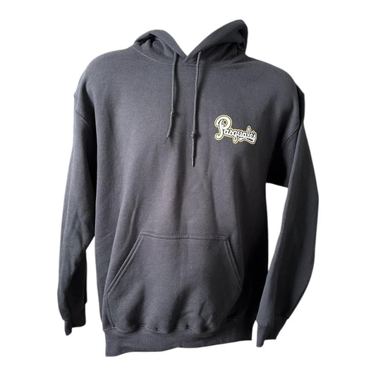 Pasquale's 50th Anniversary Logo Black Pullover Hooded Sweatshirt