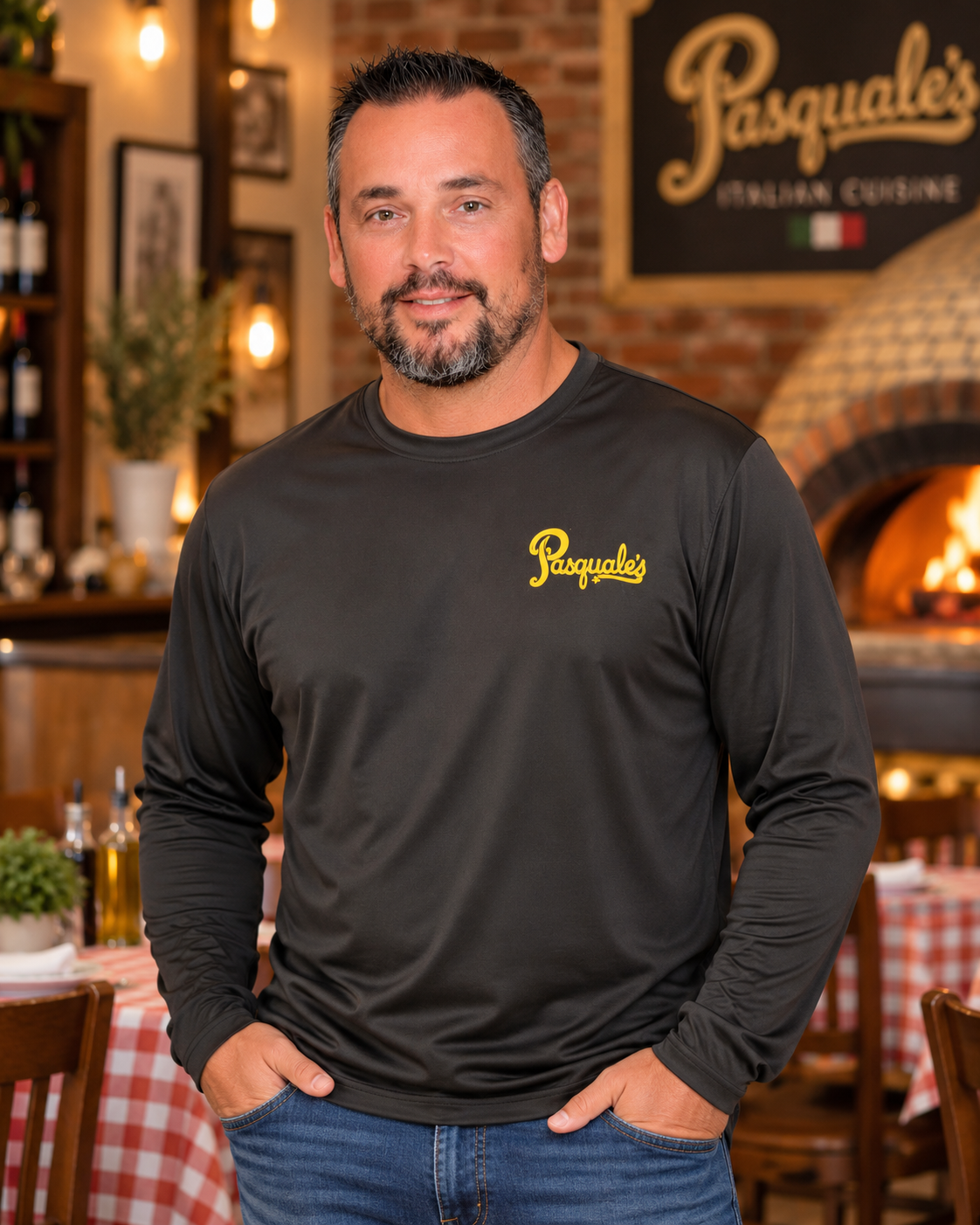 Pasquale's 50th Anniversary Logo Performance Long sleeve
